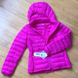 32 Heat Hot Pink Puffer Jacket NWT